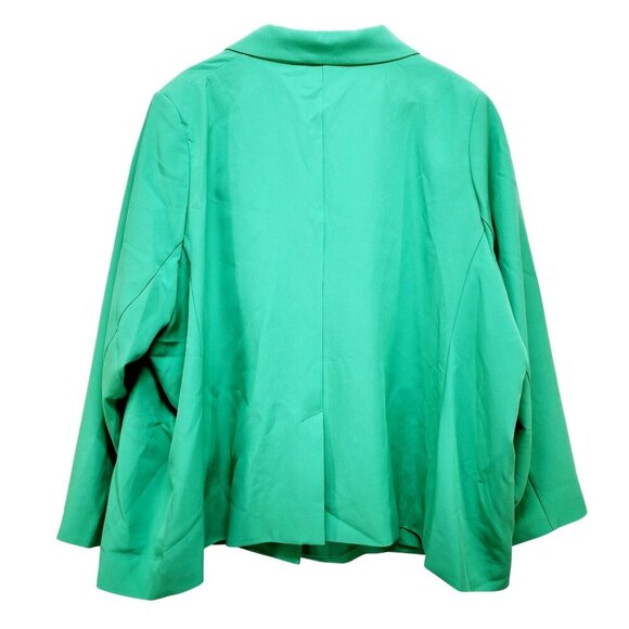 The Drop Womens Green Blazer Jacket Size 4X Lightweight With Pockets - Picture 2 of 13